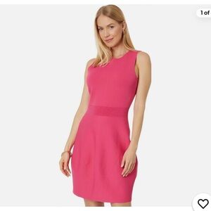 NWOT Ted Baker London Gorjeta Knit Sheath Dress in pink. SZ 3 (US Size 8)